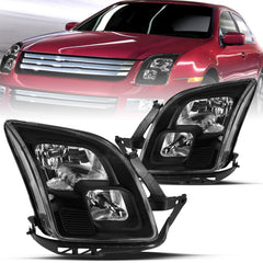 VehicleAid Headlights For 2006-2009 Ford Fusion