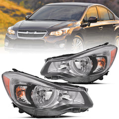 VehicleAid Headlights For 2012-2015 Subaru Impreza(Except WRX)