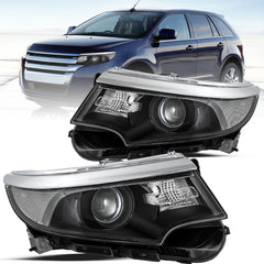 VehicleAid Projector Headlights For 2011-2014 Ford Edge