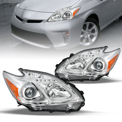 VehicleAid Headlights For 2012-2015 Toyota Prius
