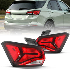 VehicleAid Taillights For 2022-2024 Chevy Equinox Outer Halogen Model