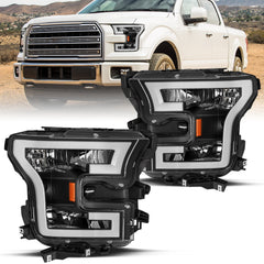 VehicleAid Headlights For 2015-2017 Ford F-150