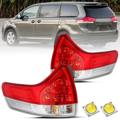 VehicleAid Taillights For 2011-2014 Toyota Sienna
