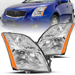 VehicleAid Headlights For 2010-2012 Nissan Sentra