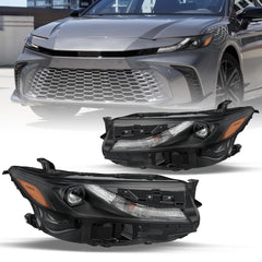 VehicleAid Full LED Headlights For 2024-2025 Toyota Camry SE LE