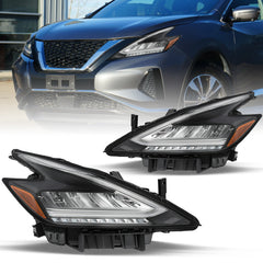 VehicleAid Full LED Headlights For 2019-2021 Nissan Murano