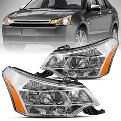 VehicleAid Headlights For 2008-2011 Ford Focus