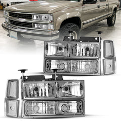 VehicleAid Headlights For 1994-1999 Chevy C1500 K1500