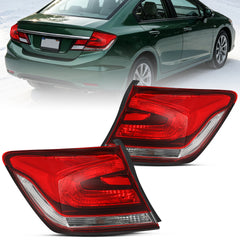 VehicleAid Taillights For 2013-2015 Honda Civic