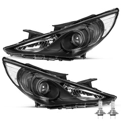 VehicleAid Headlights For 2011-2014 Hyundai SonataHalogen