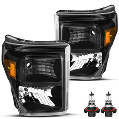 VehicleAid Headlights For 2011-2016 Ford F-450 Super Duty