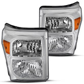 VehicleAid Headlights For 2011-2016 Ford F250 F350 F450 F550 Super Duty