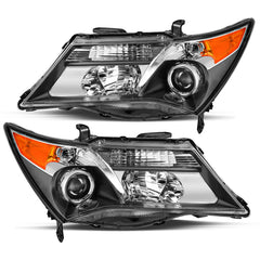 VehicleAid Headlights For 2007-2013 Acura MDX HID Xenon Type w/o Adaptive