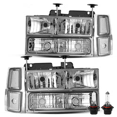 VehicleAid Headlights For 1994-1999 Chevy C1500 K1500