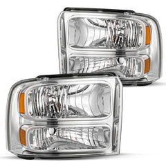 VehicleAid Headlights For 2005-2007 Ford F250 F350 F450 F550 Super Duty