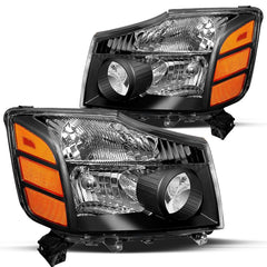 VehicleAid Headlights For 2004-2015 Nissan Titan