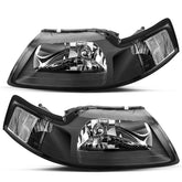 VehicleAid Headlights For 1999-2004 Ford Mustang