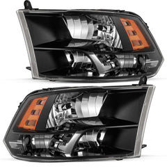 VehicleAid Headlights For 2011-2018 Dodge Ram