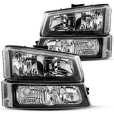 VehicleAid Headlights For 2003-2006 Chevy Silverado With LED DRL