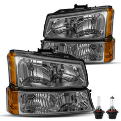 VehicleAid Headlights For 2003-2006 Chevy Avalanche 1500/2500