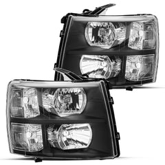 VehicleAid Headlights For 2007-2014 Chevy Silverado 2500 HD/3500 HD