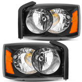 VehicleAid Headlights For 2005-2007 Dodge Dakota