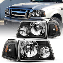 VehicleAid Headlights For 2001-2011 Ford Ranger