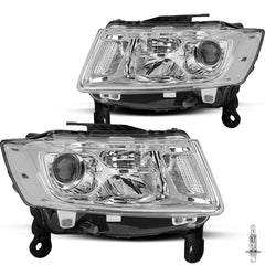 VehicleAid Headlights For 2014-2016 Jeep Grand Cherokee