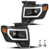 VehicleAid Headlights For 2009-2014 Ford F-150