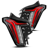 VehicleAid Taillights For 2020-2022 Cadillac CT5 Black And Red Lens