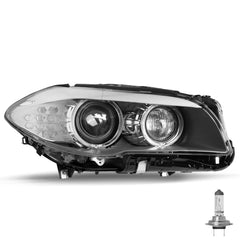 VehicleAid Headlights For 2011-2013 BMW 5 Series 528i 535i 550i M5 F10 F18 w/AFS