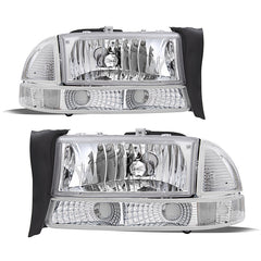 VehicleAid Headlights For 1998-2003 Dodge Durango