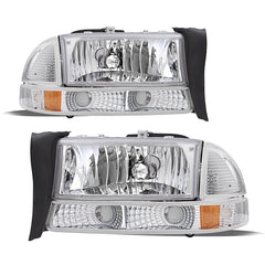 VehicleAid Headlights For 1998-2003 Dodge Durango
