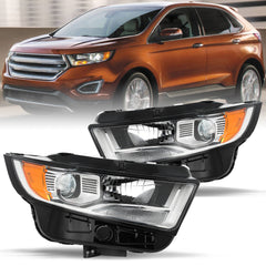 VehicleAid Headlights For 2015-2018 Ford Edge
