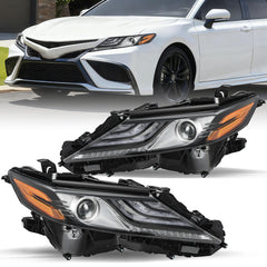 VehicleAid Full LED Headlights For 2021-2023 Toyota Camry
