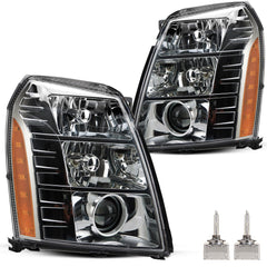 VehicleAid Headlights For 2007-2014 Cadillac Escalade