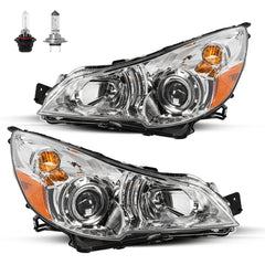 VehicleAid Headlights For 2010-2014 Subaru Legacy/Outback