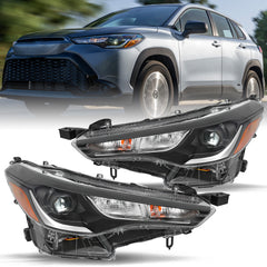 VehicleAid Headlights For 2022-2023 Toyota Corolla Cross