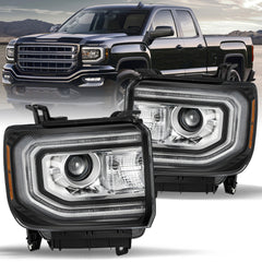 VehicleAid Headlights For 2022 GMC Sierra 1500 Limited HID/Xenon Model