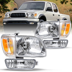 VehicleAid Headlights For 2001-2004 Toyota Tacoma