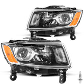 VehicleAid Headlights For 2014-2016 Jeep Grand Cherokee