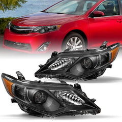 VehicleAid Projector Headlights For 2012-2014 Toyota Camry