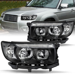 VehicleAid Headlights For 2006-2008 Subaru Forester