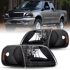 VehicleAid Headlights For 1997-2002 Ford Expedition