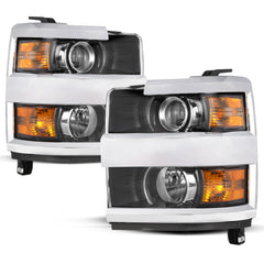 VehicleAid Headlights For 2015-2019 Chevy Silverado 2500HD
