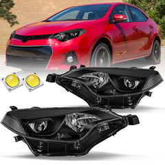 VehicleAid Headlights For 2014-2016 Toyota Corolla