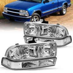 VehicleAid Headlights For 1998-2004 Chevy S10