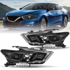 VehicleAid Headlights For 2016-2018 Nissan Maxima