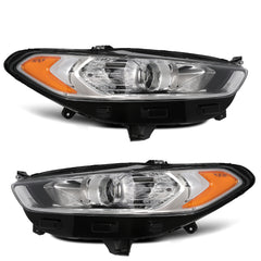 VehicleAid Headlights For 2013-2016 Ford Fusion