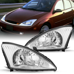 VehicleAid Headlights For 2003-2004 Ford Focus